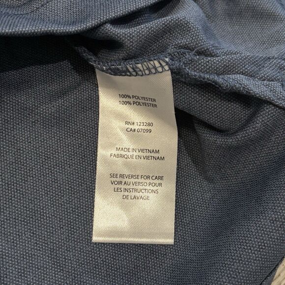 Travis Mathew Golf Polo Mens 2XL XXL Blue Performance Casual Athletic Preppy - Picture 5 of 6